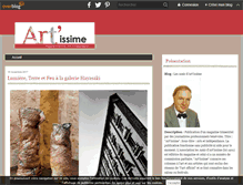 Tablet Screenshot of les-amis-dartissime.com